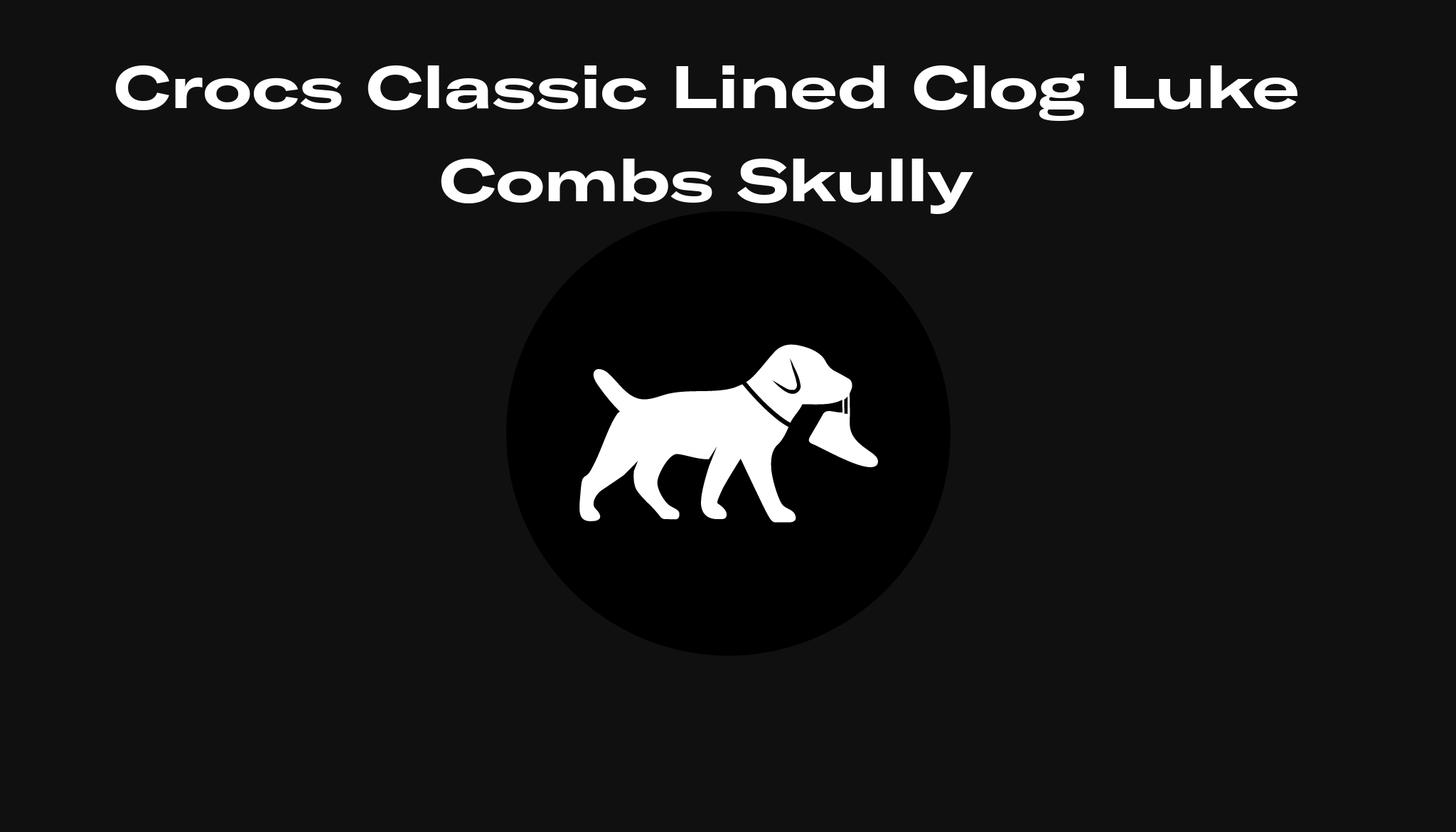 Crocs Classic Lined Clog Luke Combs Skully, Raffles and Release Date